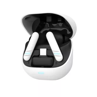 TRUST Slušalke GXT 409 Oxxie, slušalke, Bluetooth, RF 2,4 GHz, sprejemnik USB-C, bele TRUST Slušalke GXT 409 Oxxie, slušalke, Bluetooth, RF 2,4 GHz, sprejemnik USB-C, bele