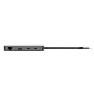 TRUST Priključna postaja DALYX USB-C, 8v1, HDMI, RJ45, 2xUSB-C, 2xUSB-A, microSD/SD kartica, siva TRUST Priključna postaja DALYX USB-C, 8v1, HDMI, RJ45, 2xUSB-C, 2xUSB-A, microSD/SD kartica, siva