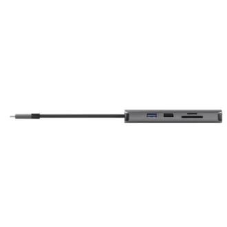 TRUST Priključna postaja DALYX USB-C, 8v1, HDMI, RJ45, 2xUSB-C, 2xUSB-A, microSD/SD kartica, siva TRUST Priključna postaja DALYX USB-C, 8v1, HDMI, RJ45, 2xUSB-C, 2xUSB-A, microSD/SD kartica, siva