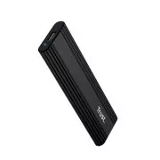 TRUST Zunanji zaboj za SSD M.2, USB-C 3.2 Gen2, M.2 2280, črn