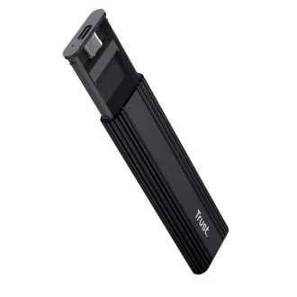 TRUST Zunanji zaboj za SSD M.2, USB-C 3.2 Gen2, M.2 2280, črn