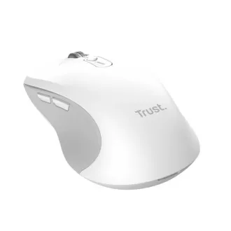 TRUST Miška Ferro, brezžična, bela