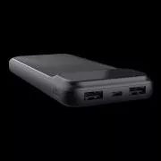 TRUST Powerbank Avala, 10000 mAh, 1xUSB-C   2xUSB, črna