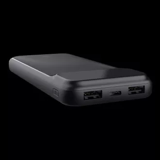 TRUST Powerbank Avala, 10000 mAh, 1xUSB-C   2xUSB, črna