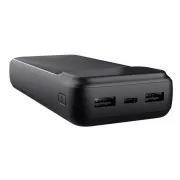 TRUST Powerbank Avala, 20000 mAh, 1xUSB-C   2xUSB, črna