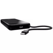 TRUST Powerbank Fiera, 20000 mAh, s kablom, 2x USB-C, črna
