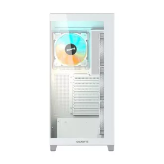 Ohišje GIGABYTE GB-C500PI ST, Mid tower, 1xUSB-C 3.2, 2xUSB 3.0, 4x 120mm ARGB ventilator, belo