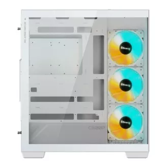 Ohišje GIGABYTE GB-C500PI ST, Mid tower, 1xUSB-C 3.2, 2xUSB 3.0, 4x 120mm ARGB ventilator, belo