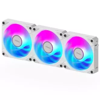 Ventilator GIGABYTE AORUS EZ CHAIN FAN ICE 3-PACK, 3x120mm, bel
