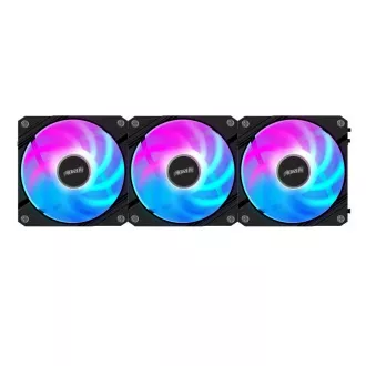 Ventilator GIGABYTE AORUS EZ CHAIN FAN 3-PACK, 3x120mm, črn