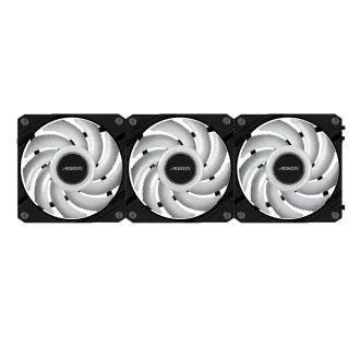 Ventilator GIGABYTE AORUS EZ CHAIN FAN 3-PACK, 3x120mm, črn