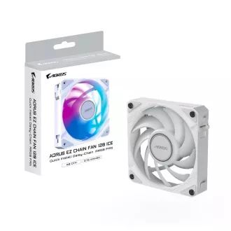 Ventilator GIGABYTE AORUS EZ CHAIN FAN ICE, 1x120mm, bel