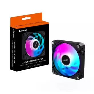 Ventilator GIGABYTE AORUS EZ CHAIN FAN, 1x120mm, črn