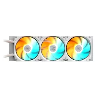 Vodni hladilnik GIGABYTE GAMING 360 ICE, 3x120mm, ARGB, LGA1851, AM5, bel