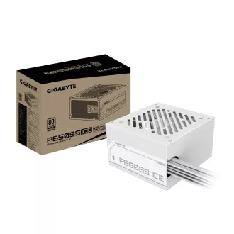 GIGABYTE napajalnik P650SS ICE, 650W, 80  Silver, 120mm, ATX 3.0, bel