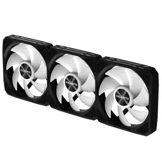 Ventilator GIGABYTE EZ CHAIN FAN 3-PACK, 3x120mm, črn