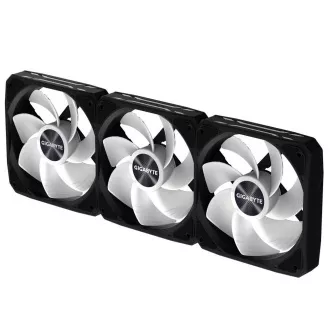 GIGABYTE ventilator EZ CHAIN RVS FAN 3-PACK, 3x120mm, črn