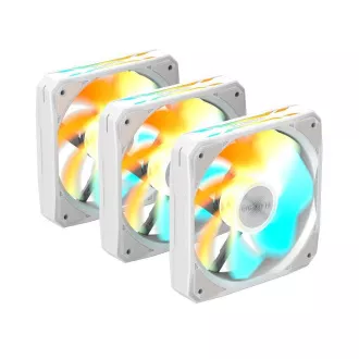 GIGABYTE ventilator EZ CHAIN RVS FAN 3-PACK, 3x120mm, bel