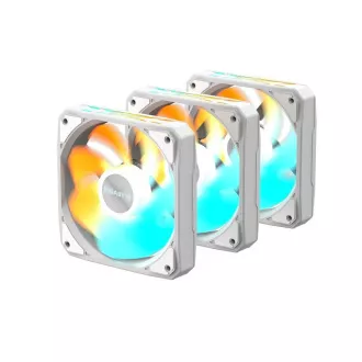 GIGABYTE ventilator EZ CHAIN RVS FAN 3-PACK, 3x120mm, bel