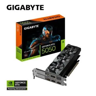 GIGABYTE VGA NVIDIA GeForce RTX 5050 Low Profile OC 8G, 8G GDDR6, 2xDP, 2xHDMI - Razpakirano GIGABYTE VGA NVIDIA GeForce RTX 5050 Low Profile OC 8G, 8G GDDR6, 2xDP, 2xHDMI - Razpakirano
