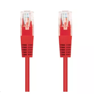 C-TECH povezovalni kabel Cat5e, UTP, rdeč, 3 m