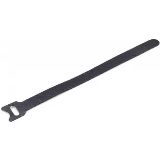 C-Tech CABLEXPERT Velcro trakovi, 210 mm, črni, 100 kosov v pakiranju