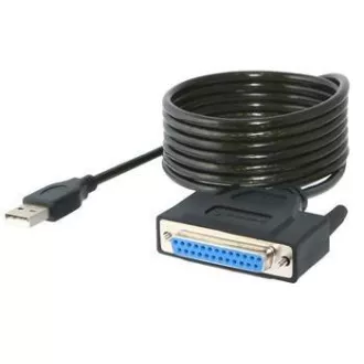 PREMIUMCORD Kabel za tiskalnik USB, od USB do vzporednih vrat