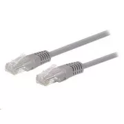 C-TECH patchcord Cat5e, UTP, siv, 1, 5m