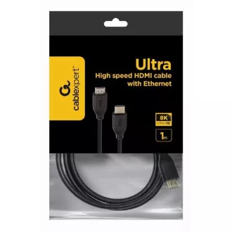 GEMBIRD CABLEXPERT HDMI 2.1, 8K, M/M, 1 m, črna