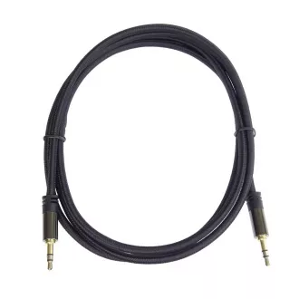 PREMIUMCORD kabel, zaščiten, Jack 3,5 mm - Jack 3,5 mm M/M 1, 5 m