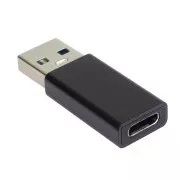 PremiumCord Adapter USB-C na USB-A 3.0, črn