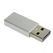 PremiumCord Adapter USB-C na USB-A 2.0, srebrn