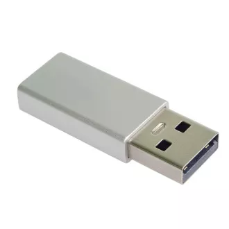 PremiumCord Adapter USB-C na USB-A 2.0, srebrn