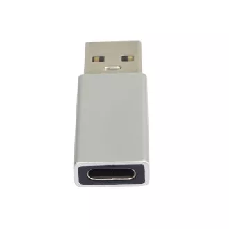 PremiumCord Adapter USB-C na USB-A 2.0, srebrn