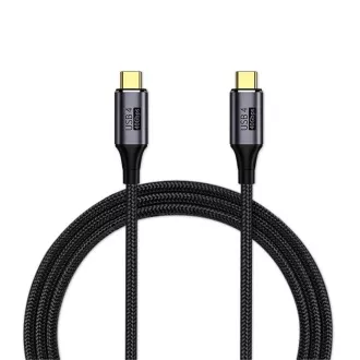 PREMIUMCORD USB4™ Gen 3x2 40Gbps 8K@60Hz 240W kabel Thunderbolt 3 1, 2m