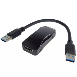 PremiumCord Adapter USB 3.0 na HDMI z zvokom, FULL HD 1080p