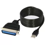 PremiumCord USB kabel za tiskalnike USB z vzporednimi priključki LPT (CEN36M)