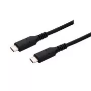 C-TECH USB 4.0, Type-C (CM/CM), PD 100W, 40Gbps, 1m, črna