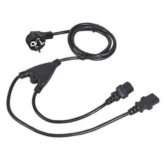 C-TECH 220/230V napajalni kabel, 1, 8m, Y-odcep, VDE