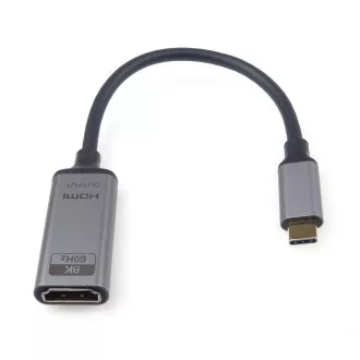 PremiumCord Adapter USB-C na HDMI 8K@60Hz, 4K@144Hz, 20 cm