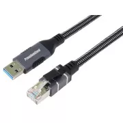 PremiumCord Ethernetni kabel USB3.2 do LAN RJ45 10/100/1000, 3 m