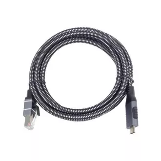 PremiumCord Ethernetni kabel USB-C do LAN RJ45 10/100/1000, 2 m