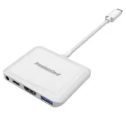 PremiumCord Pretvornik iz USB-C v HDMI2.0 USB3.0 Audio PD (za iPad Pro)