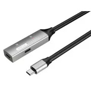PREMIUMCORD USB-C repeater in podaljšek, moški-ženska, 5Gbps, aluminij 10m