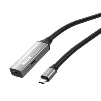 PREMIUMCORD USB-C repeater in podaljšek, moški-ženska, 5Gbps, aluminij 10m