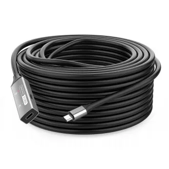 PREMIUMCORD USB-C repeater in podaljšek, moški-ženska, 5Gbps, aluminij 10m