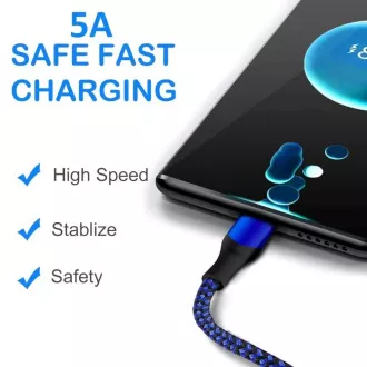 PREMIUMCORD Kabel USB-C na USB 2.0, polnilni, 5A, 1m