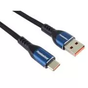 PREMIUMCORD Kabel USB-C na USB 2.0, polnilni, 5A, 2 m