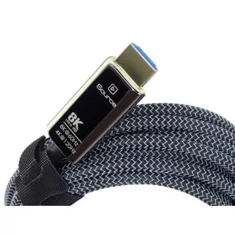 PREMIUMCORD Ultra hitri optični kabel HDMI 2.1 8K@60Hz, pozlačen, 50 m