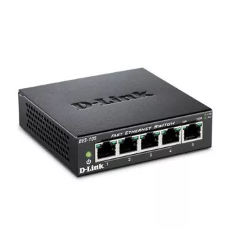 D-Link DES-105 5-portno 10/100 stikalo v kovinskem ohišju